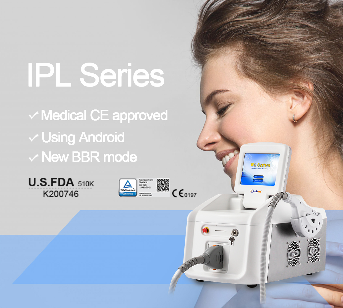 Permanent IPL Skin Laser Hair Removal HS-300C插图