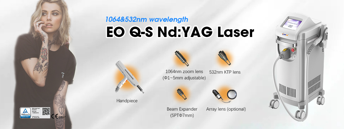 Electro-optic q switched nd yag laser for tattoo removal HS-255插图